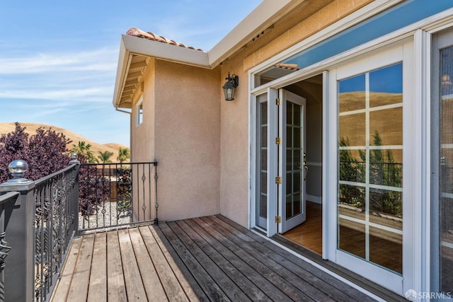5317 Judsonville Dr, Antioch, CA 94531 - balcony featuring a mountain view and french doors