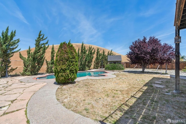 5317 Judsonville Dr, Antioch, CA 94531 - fenced backyard featuring a patio and a pool with connected hot tub