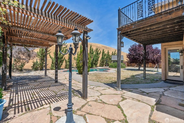 5317 Judsonville Dr, Antioch, CA 94531 - view of patio / terrace featuring a pergola and fence