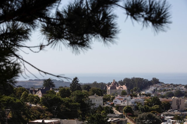 city view featuring a water view