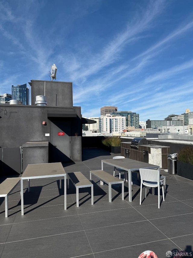 view of patio / terrace with grilling area