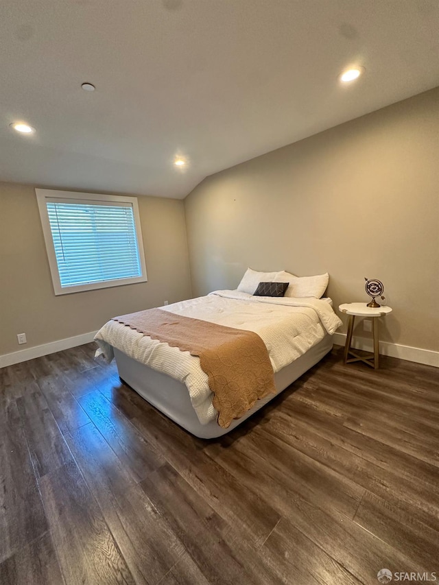 139 Hall Ln, Walnut Creek, CA 94597 - bedroom with dark wood-style floors, baseboards, and recessed lighting