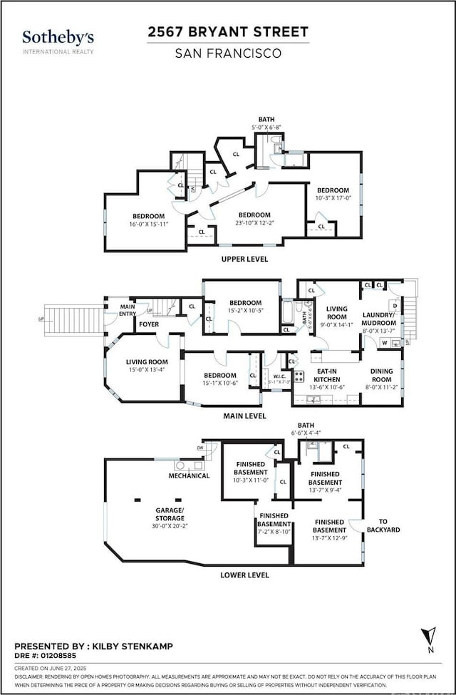 2567 Bryant St, San Francisco, CA 94110 - view of home floor plan