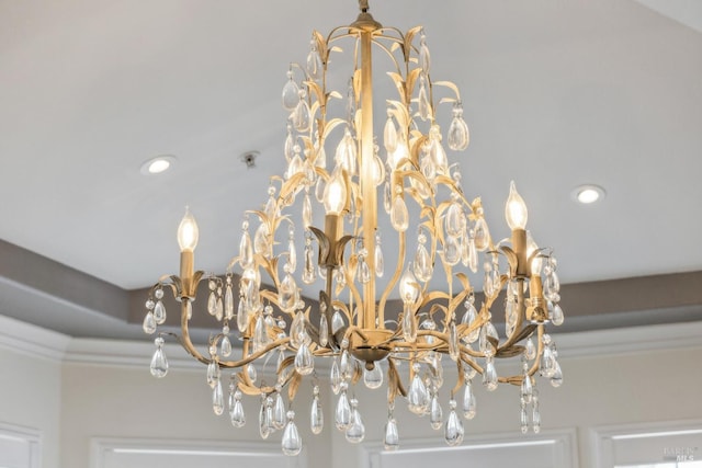 110 Baypoint Dr, San Rafael, CA 94901 - detailed view of recessed lighting, fire sprinkler in ceiling, and crown molding