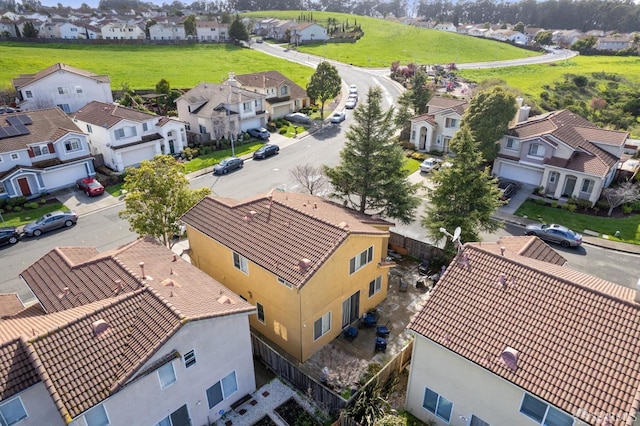 drone / aerial view featuring a residential view