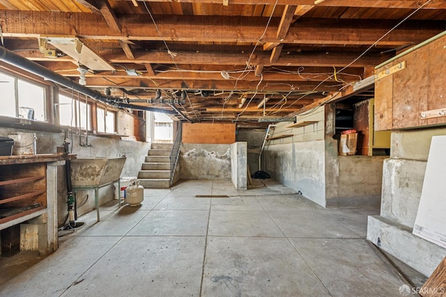 882 56th St, Oakland, CA 94608 - below grade area featuring stairs