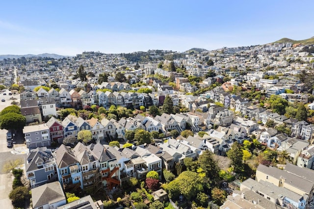 522 Liberty St, San Francisco, CA 94114 - aerial view featuring a mountain view and a residential view