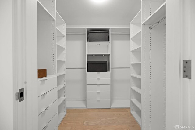 333 Beale St Unit 5I, San Francisco, CA 94105 - spacious closet featuring light wood finished floors