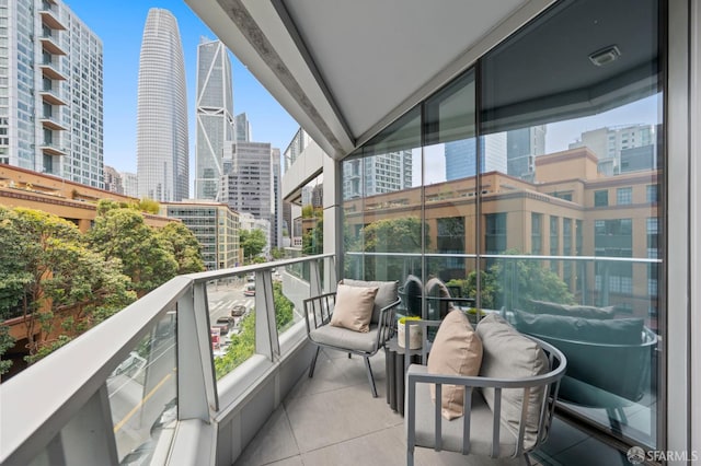 333 Beale St Unit 5I, San Francisco, CA 94105 - balcony featuring a city view