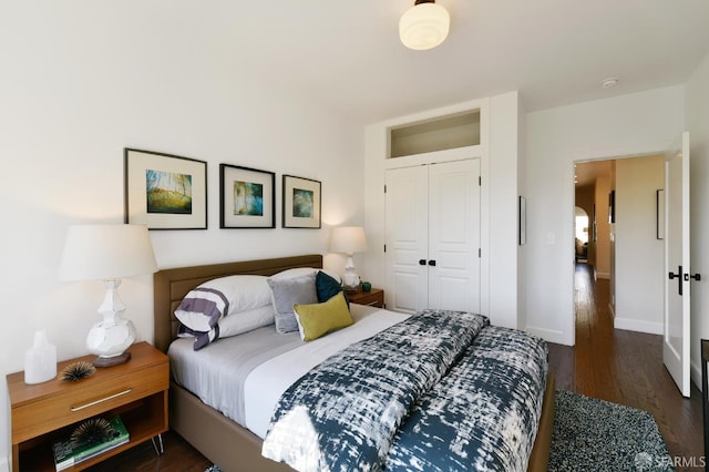 331 Vicente St, San Francisco, CA 94127 - bedroom with wood finished floors and a closet