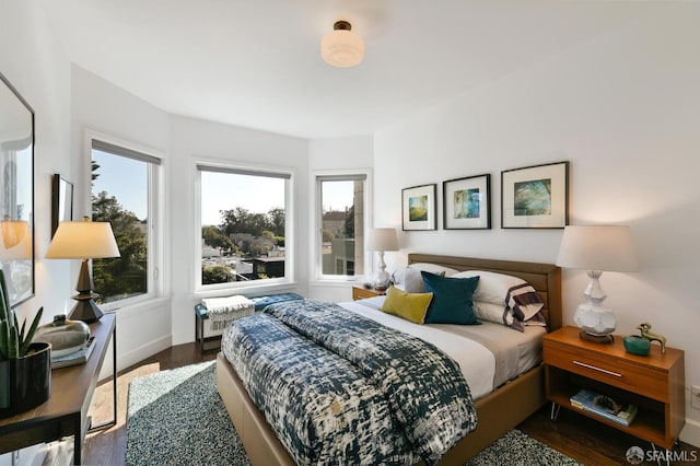 331 Vicente St, San Francisco, CA 94127 - bedroom with wood finished floors and baseboards