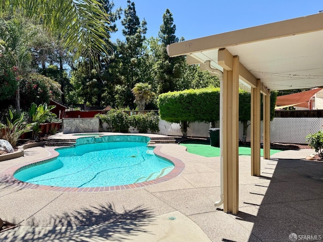 4400 Elk Dr, Antioch, CA 94531 - view of swimming pool with a fenced backyard and a patio