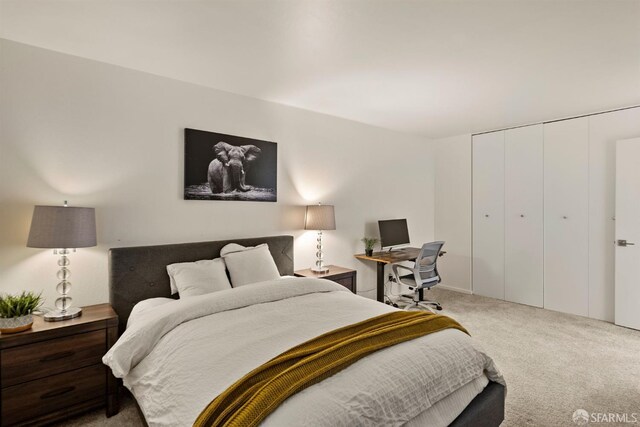 655 Corbett Ave Unit 505, San Francisco, CA 94114 - bedroom with carpet flooring and a closet