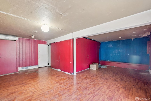 empty room featuring wood finished floors