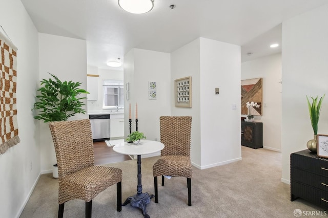 1945 Washington St Unit 412, San Francisco, CA 94109 - living area with light carpet and baseboards