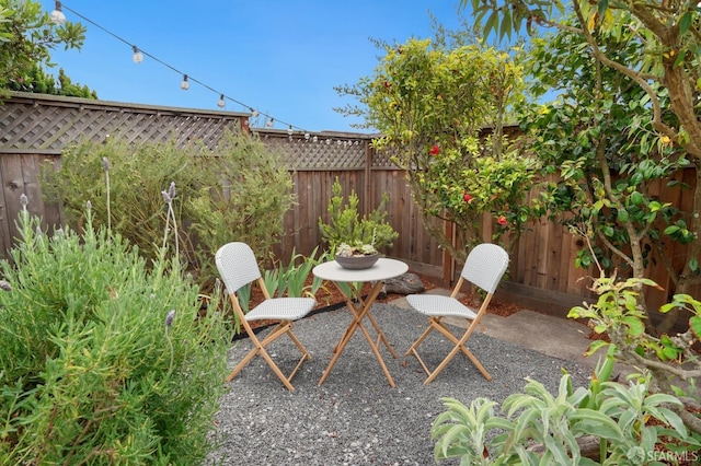 1643 43rd Ave, San Francisco, CA 94122 - fenced backyard with a patio area