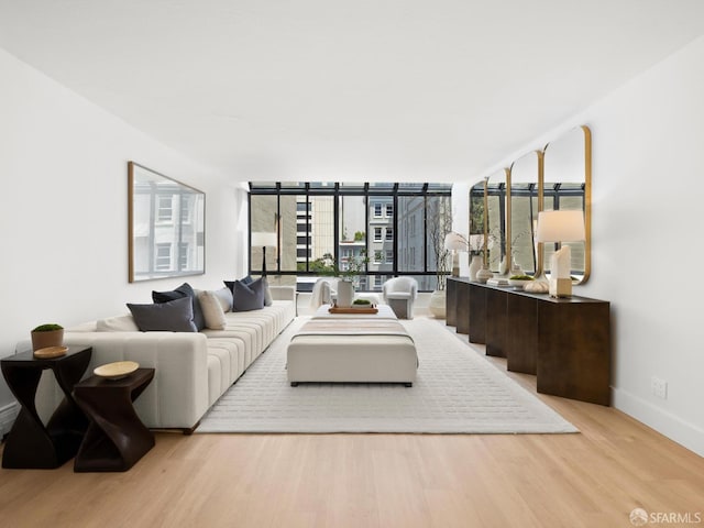 900 Bush St Unit 812, San Francisco, CA 94109 - living area with wood finished floors and baseboards