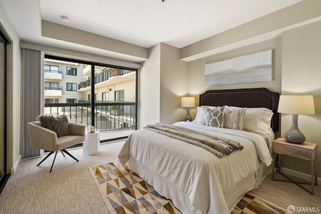 601 Van Ness Ave Unit 35, San Francisco, CA 94102 - carpeted bedroom featuring access to outside