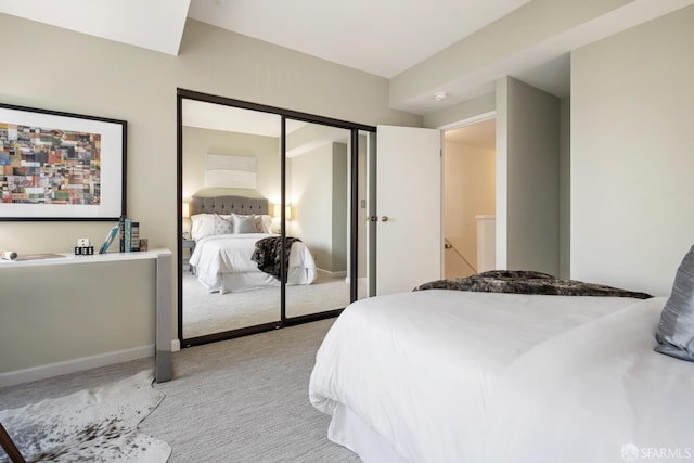 601 Van Ness Ave Unit 35, San Francisco, CA 94102 - bedroom with light colored carpet and a closet