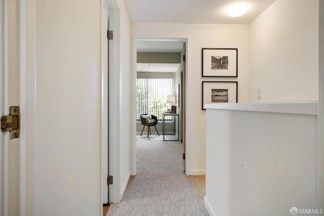 601 Van Ness Ave Unit 35, San Francisco, CA 94102 - hallway with carpet floors and baseboards