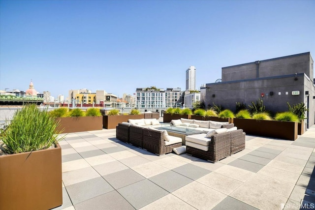 view of patio / terrace with outdoor lounge area