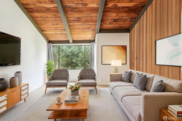 95 Ora Way Unit 303F, San Francisco, CA 94131 - carpeted living area with wooden ceiling