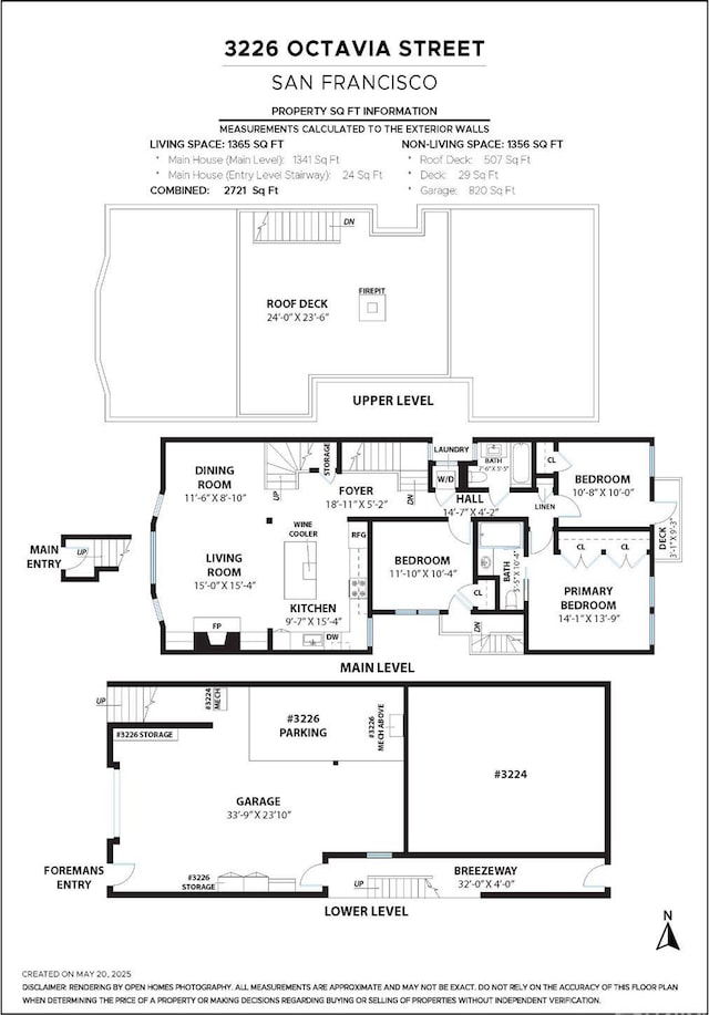 3226 Octavia St, San Francisco, CA 94123 - room layout