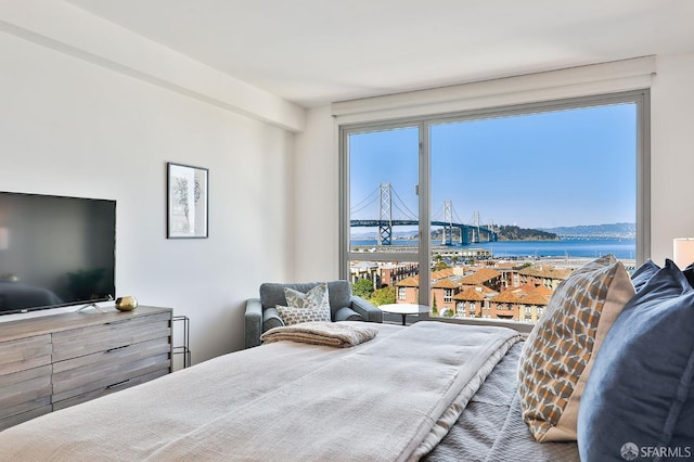 229 Brannan St Unit 12C, San Francisco, CA 94107 - bedroom featuring a water view
