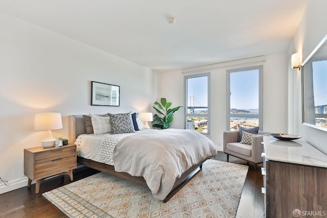 229 Brannan St Unit 12C, San Francisco, CA 94107 - bedroom with wood finished floors and baseboards