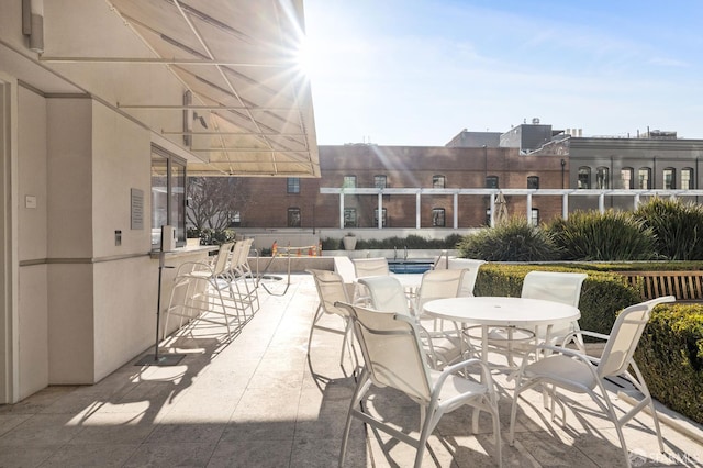 229 Brannan St Unit 12C, San Francisco, CA 94107 - view of patio with outdoor dining space