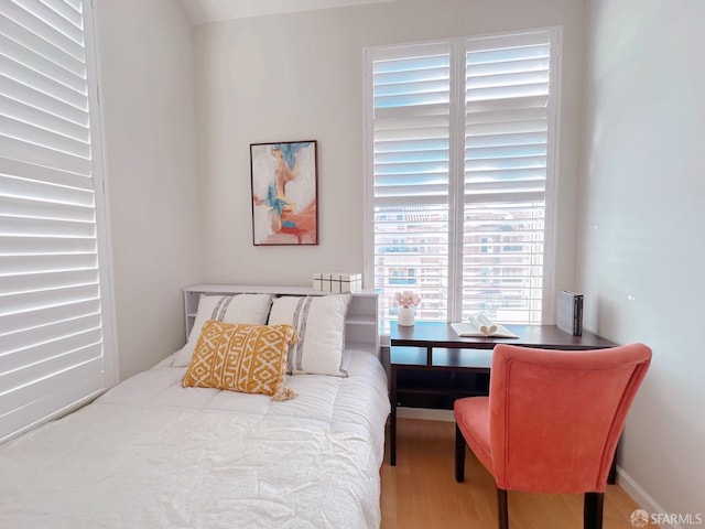 1951 Ofarrell St Unit 420, San Mateo, CA 94403 - bedroom with wood finished floors