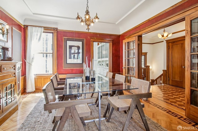 3011 Van Ness Ave, San Francisco, CA 94109 - dining area featuring a chandelier