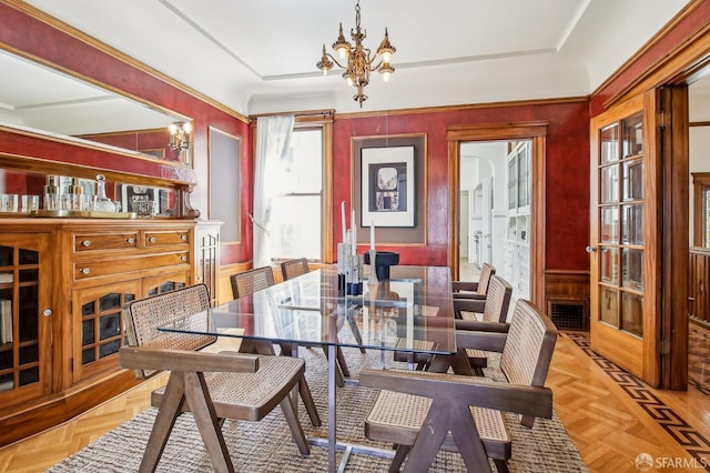 3011 Van Ness Ave, San Francisco, CA 94109 - dining room featuring a chandelier