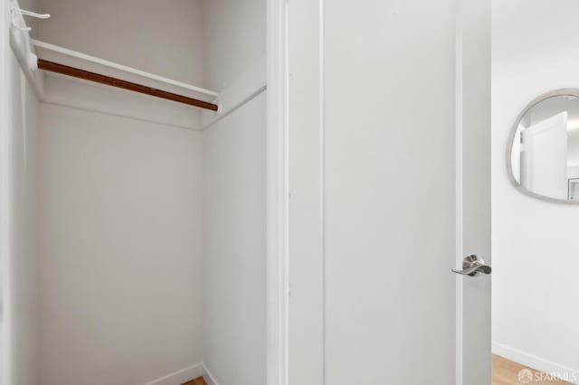 view of closet