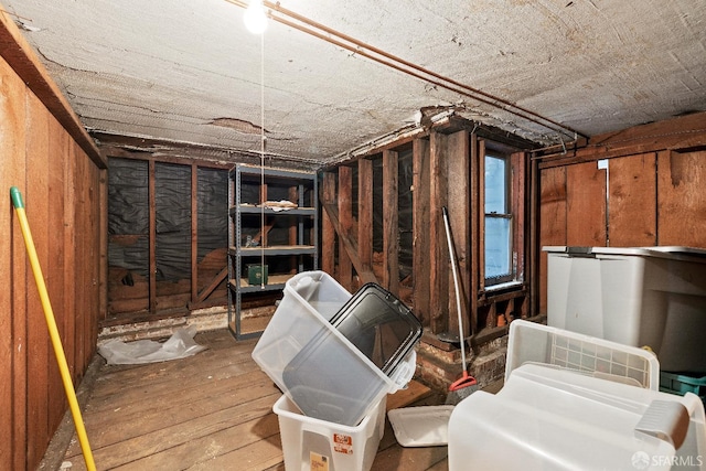 interior space featuring hardwood / wood-style floors