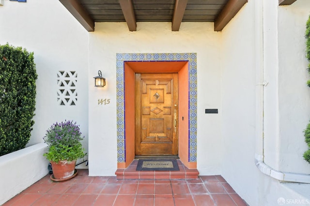 1475 Monterey Blvd, San Francisco, CA 94127 - doorway to property featuring stucco siding