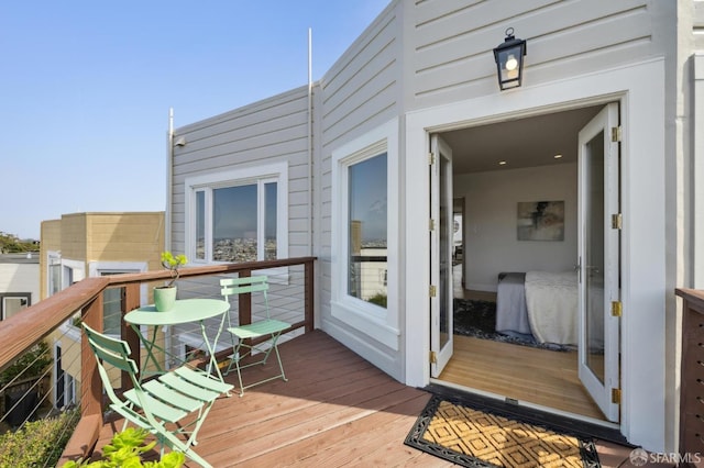 view of deck