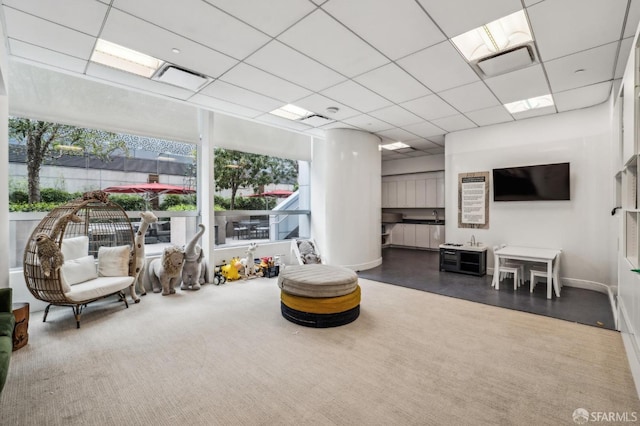 view of living area