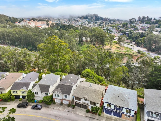 173 Warren Dr, San Francisco, CA 94131 - aerial view of residential area featuring a tree filled landscape