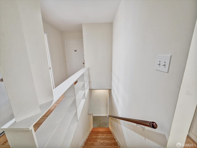 173 Warren Dr, San Francisco, CA 94131 - stairs with wood finished floors