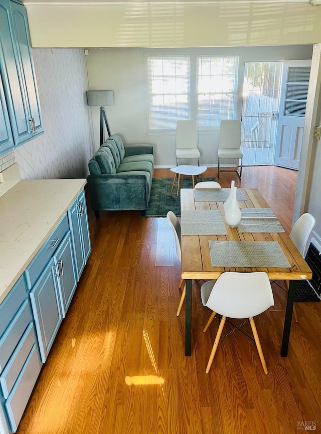 22 NE Selfridge St, Vallejo, CA 94590 - dining space with wood finished floors
