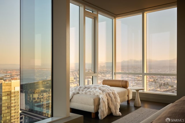 488 Folsom St Unit 5501, San Francisco, CA 94105 - sunroom / solarium featuring a view of city