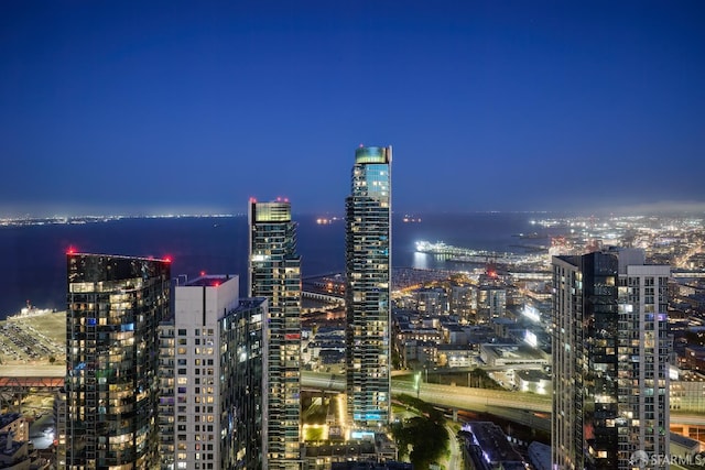 488 Folsom St Unit 5501, San Francisco, CA 94105 - view of city featuring a view of city lights