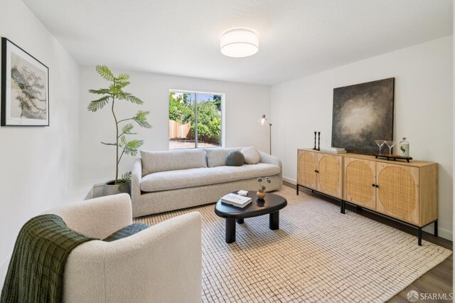 363 Prague St, San Francisco, CA 94112 - living room featuring light wood-style floors and baseboards
