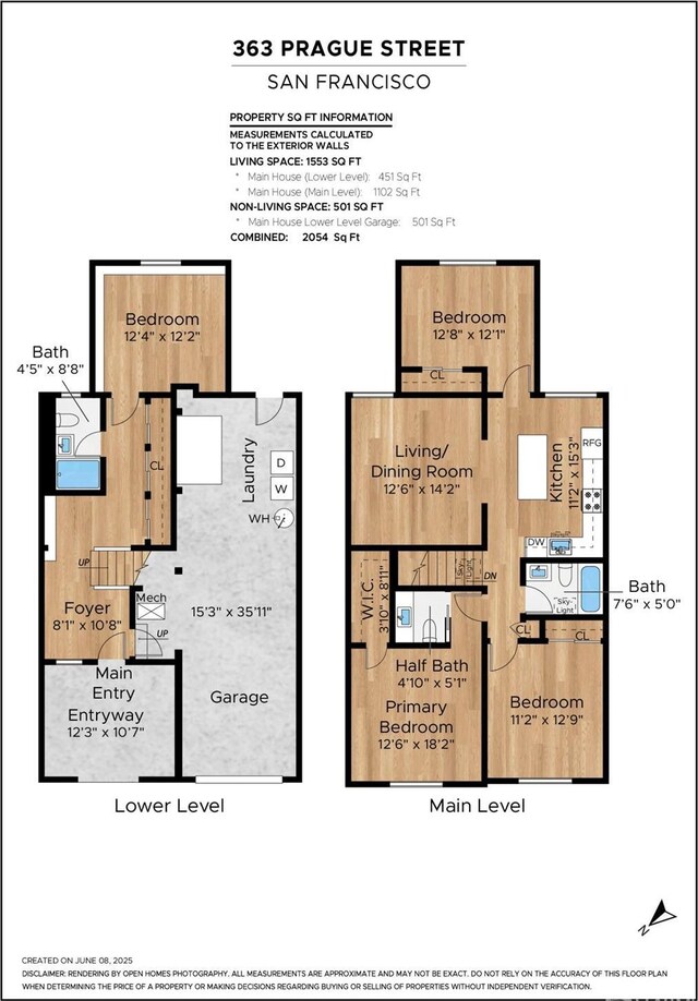 363 Prague St, San Francisco, CA 94112 - view of property floor plan