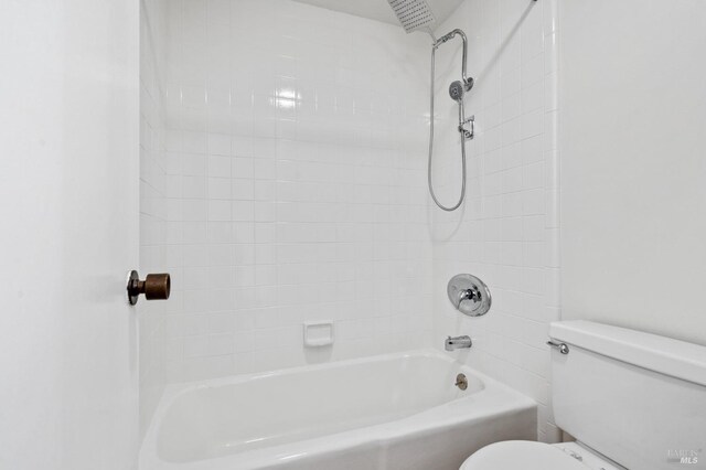 bathroom with  shower combination and toilet