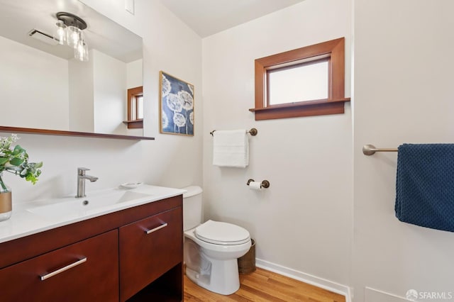 1285 Holloway Ave, San Francisco, CA 94132 - half bathroom with wood finished floors and vanity