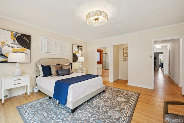 1285 Holloway Ave, San Francisco, CA 94132 - bedroom with light wood-style flooring and ensuite bathroom
