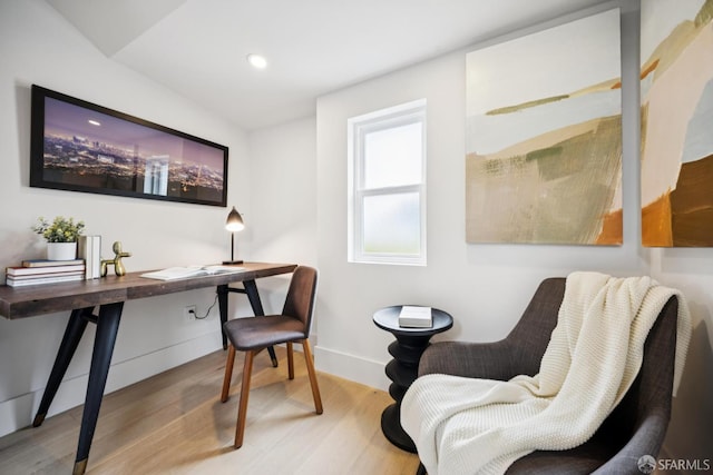 102 Baker St Unit A, San Francisco, CA 94117 - office with wood finished floors and recessed lighting