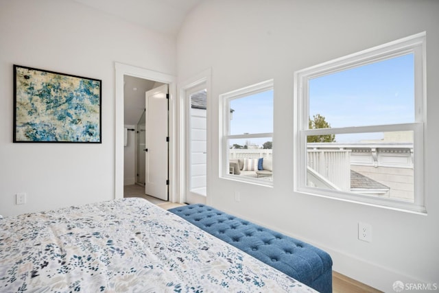 102 Baker St Unit A, San Francisco, CA 94117 - bedroom with vaulted ceiling
